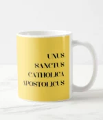 Caneca de Cerâmica com Brasão do Vaticano da Marca Live - Design Exclusivo com Chaves de São Pedro e Tiara Papal, Perfeita para Devotos e Colecionadores.